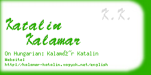 katalin kalamar business card